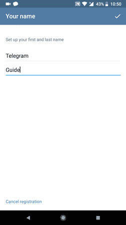 how to add account on telegram ios