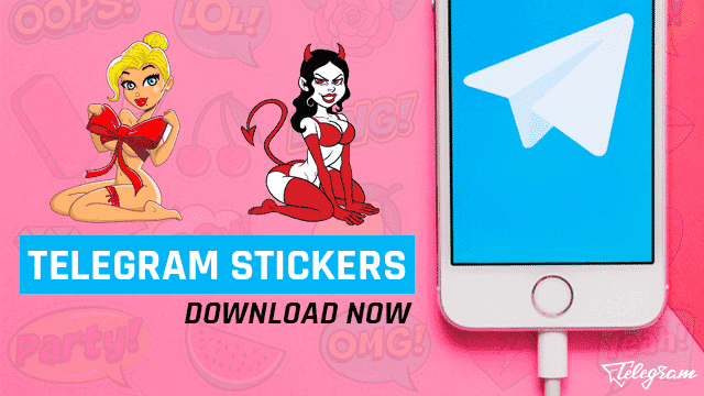 how to add adult sticker in telegram