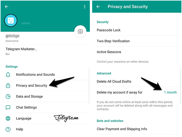 telegram account setup