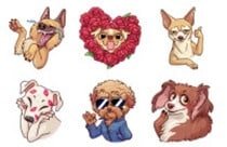 Mora Dog Meme Stickers