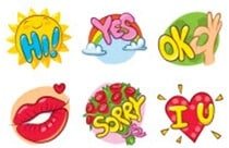 Thinking Out Loud Kiss Stickers