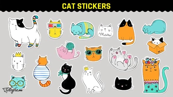 cat telegram stickers